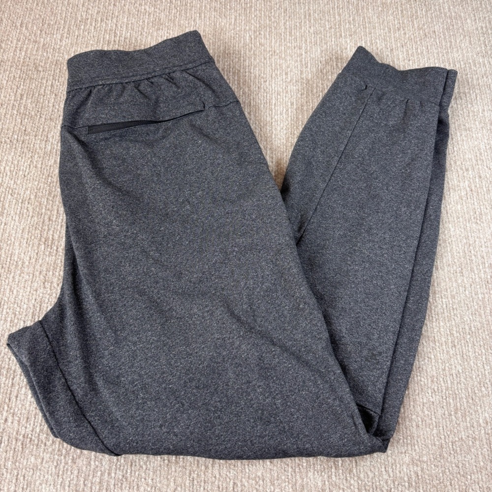 Lululemon Heathered Black Intent Performance Joggers Men's Size Small EUC
